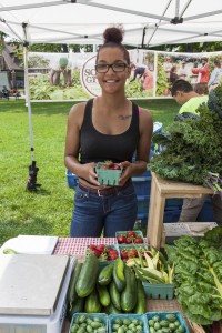 FoodShare's 'School Grown' stand at the East Lynn Farmers' Market