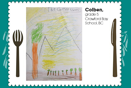 Colben, grade 5, Crawford Bay School, BC