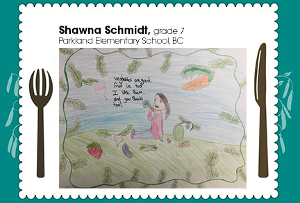 Shawna Schmidt, grade 7, Parkland Elementary School, BC