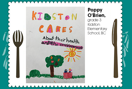 Poppy O'Brien, grade 3, Kidston Elementary School, BC