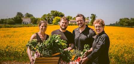 ORGANIC VEGETABLES AT CHU SAINTE-JUSTINE