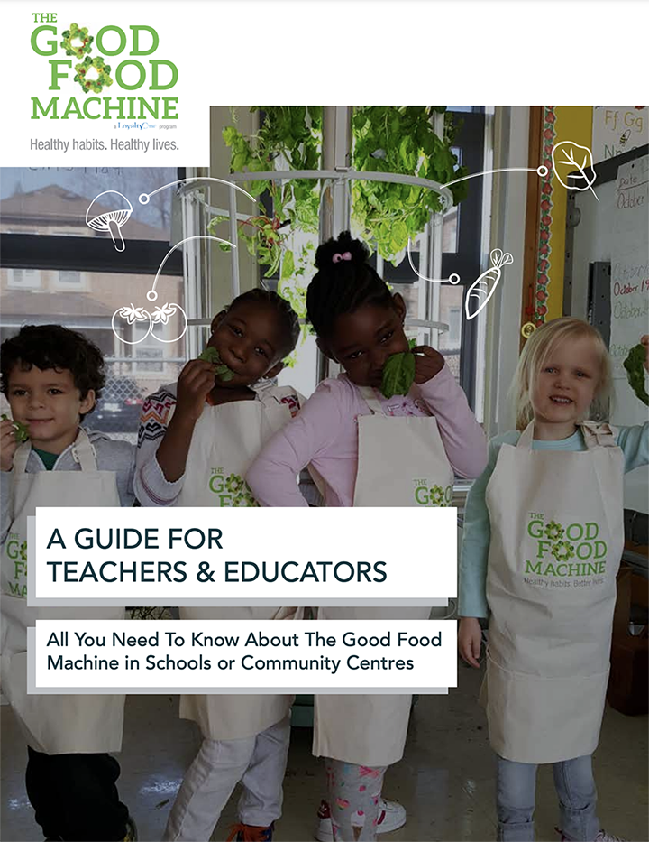 image of resource from Foodshare. A Guide for Teachers and Educators. All you need to know about the good food machine in schools or community centres